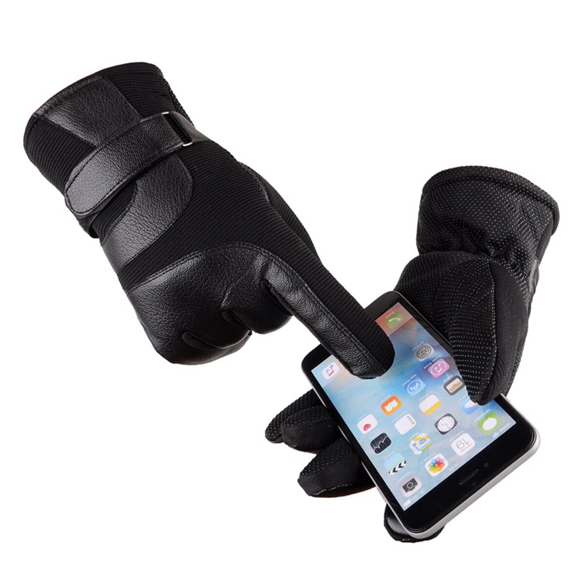 Winter Warm Unisex Touch-Screen thermisch beklede vingerhandschoenen voor smartphones-tablets