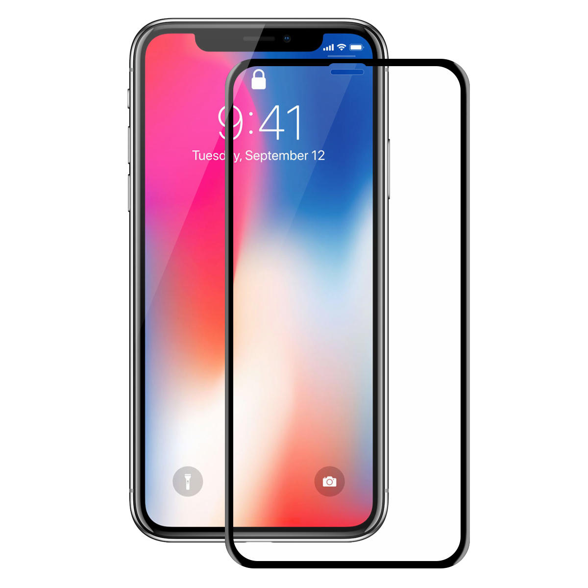Enkay 0.2mm 6D Curved Edge Soft TPU Tempered Glass Screen Protector For iPhone XS/iPhone X/iPhone 11