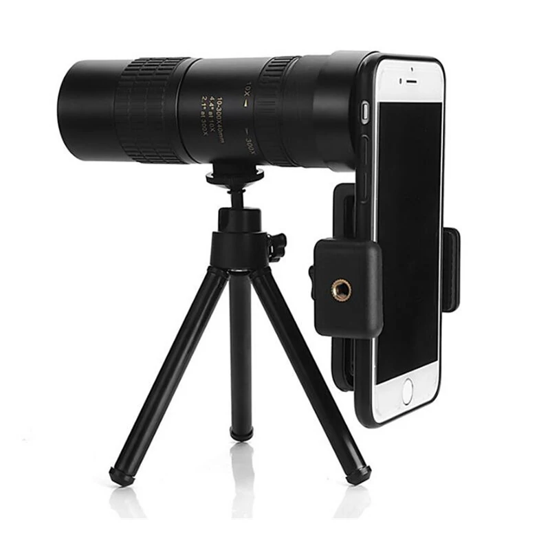 10-300X40 Monocular Telescope HD Zoom Pocket Low Night Vision Powerful Telescope For Camping Hunting Outdoor