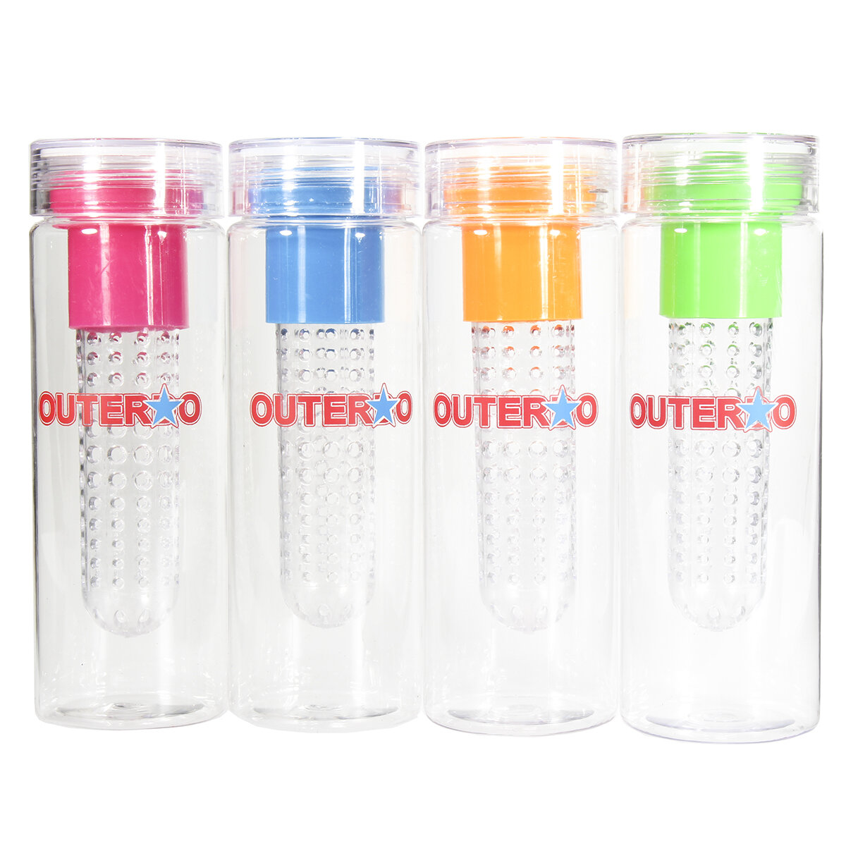 OUTERDO 780 мл пластиковые бутылки для воды фильтр чашки для воды большой емкости фруктовые чашки На открытом воздухе спортивные чашки для Для