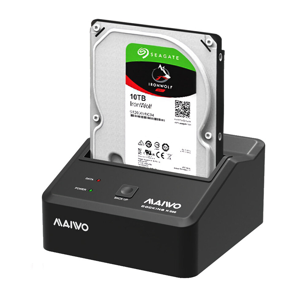 MAIWO K300U3S USB3.0 toSATAドッキングステーションハードドライブエンクロージャーベース（2.5 / 3.5 “HDD SSDハードドライブ用）