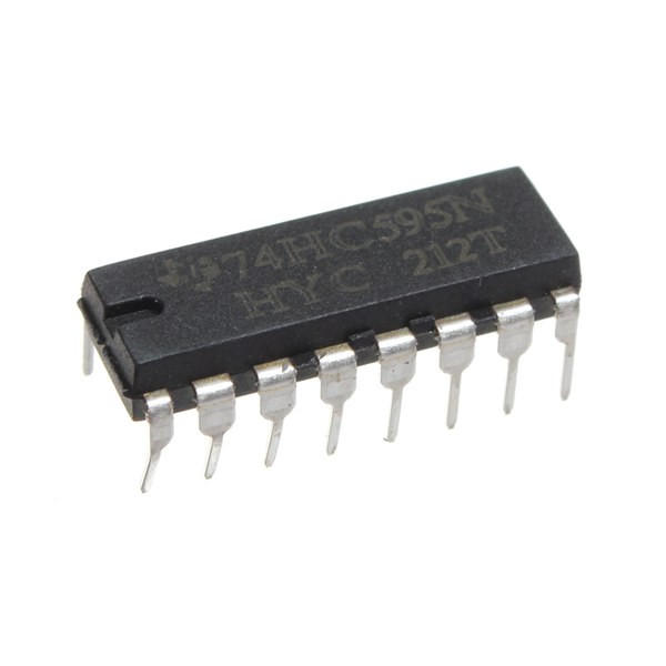 

125pcs SN74HC595N 74HC595 74HC595N HC595 DIP-16 8 Bit Shift Register IC