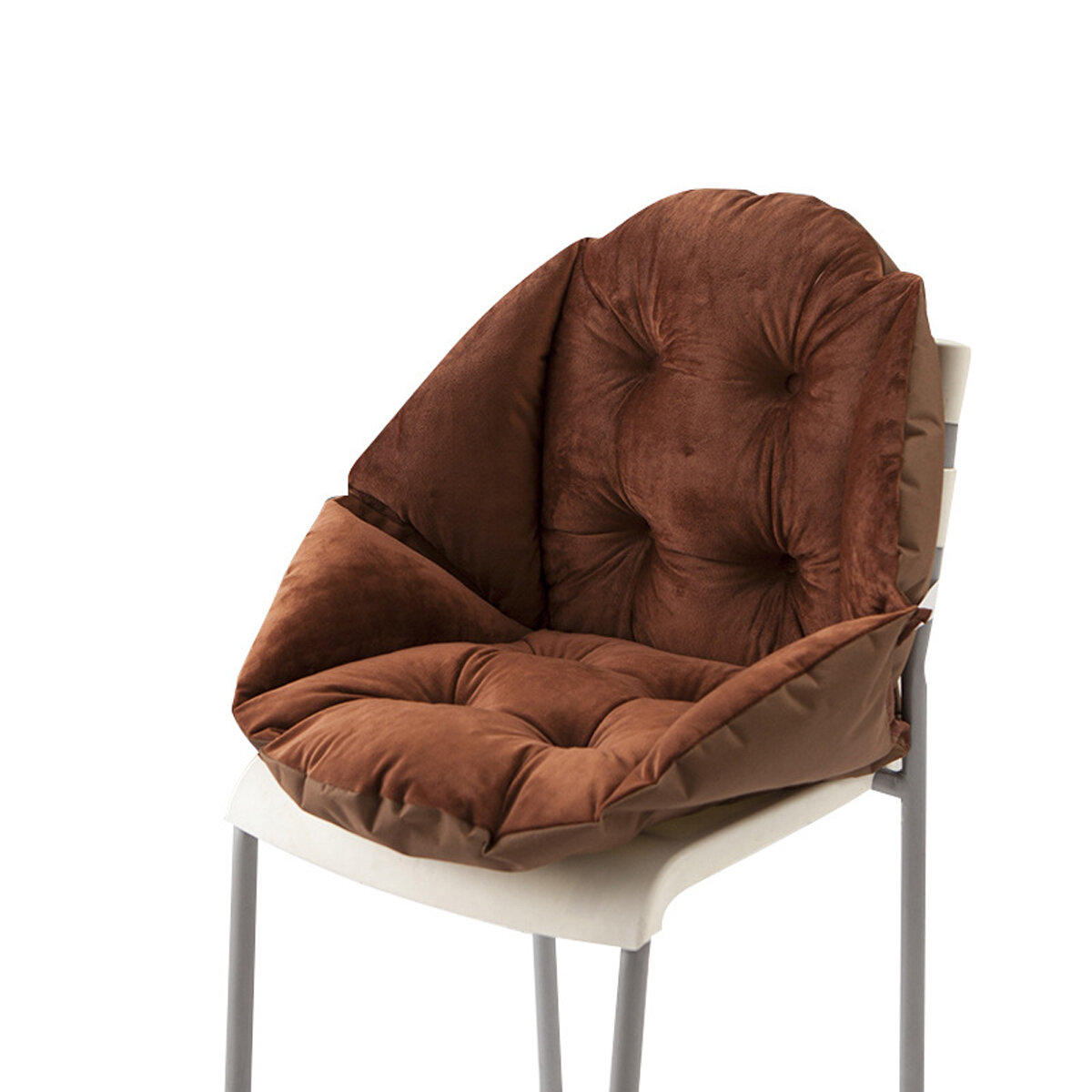 Winter Soft Plush Warm Cushion Chair Seat Pad Sofa Garden Dining Room 40x48cm