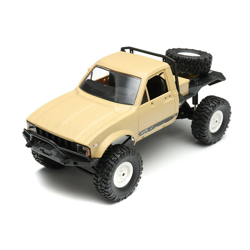 best price,wpl,c14,off,road,rc,semi,truck,yellow,rtr,discount