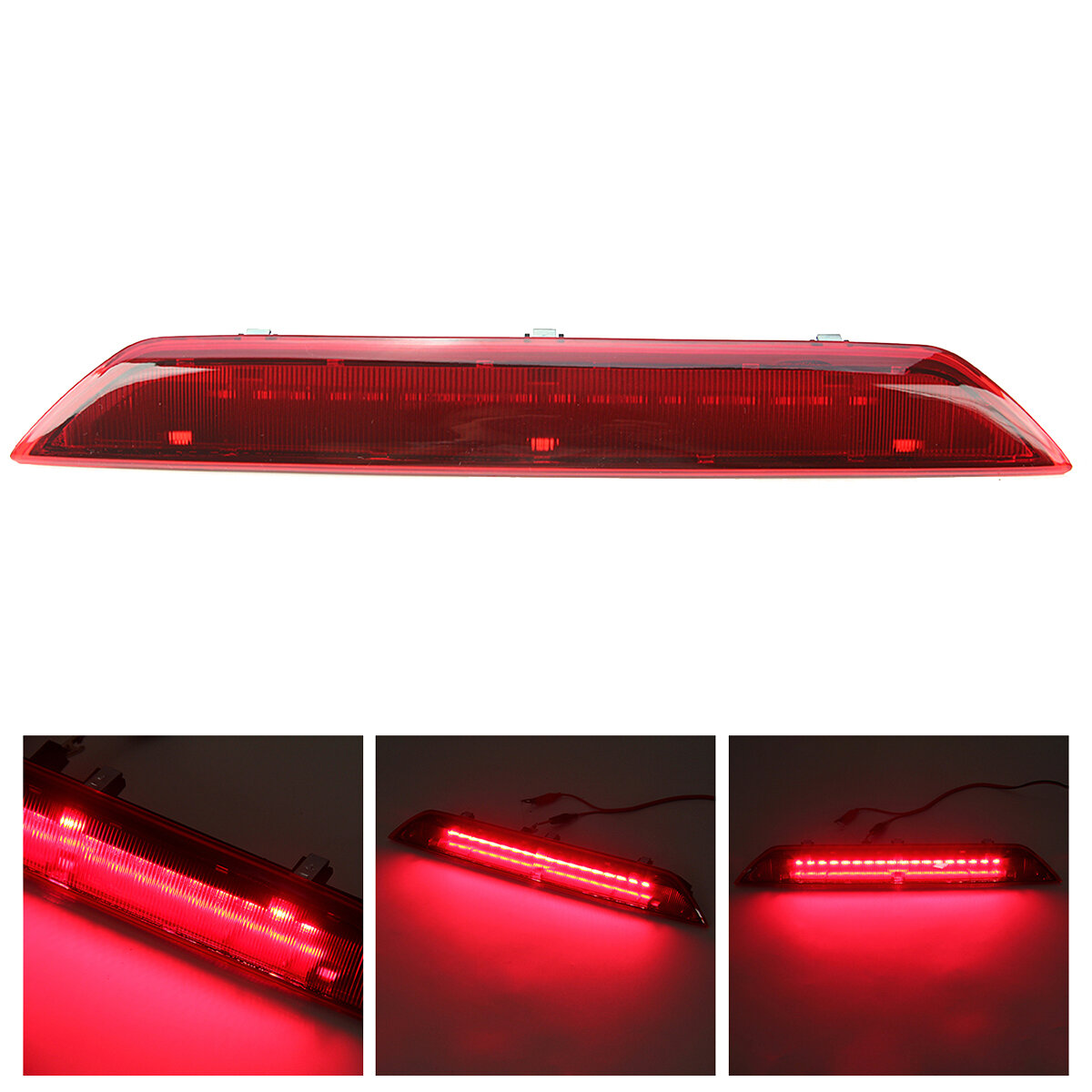 Central High Level Stop Lamp3RD Third Brake Light Black/Red Lens For Ford Transit MK8 2012-2019 1899968