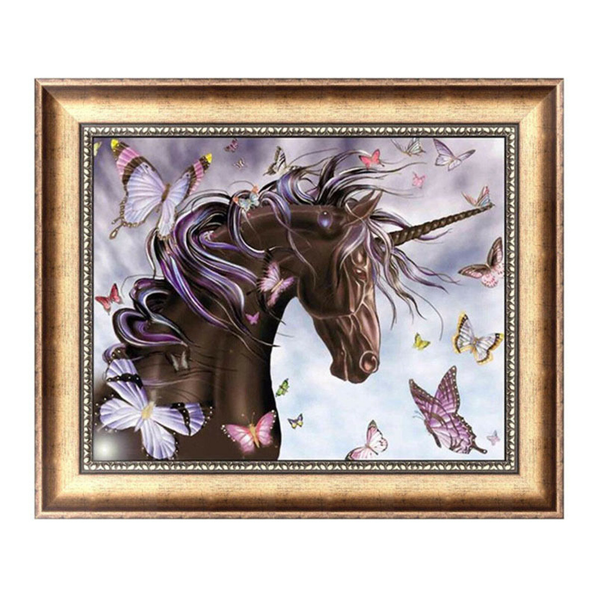 Horse Butterfly 5D Diamond Embroidery Painting Cross Stitch DIY Painting Tools Handmade Wall Decorations Gifts 30*40cm