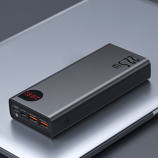 Baseus 30000mAh 111Wh 20W PD Power Bank External Battery Power Supply With 22.5W SCP 18W QC3.0 AFC F