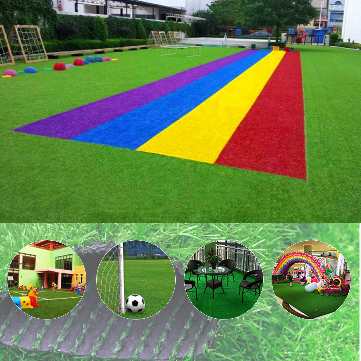 

Artificial Lawn Turf Grass Artificial Lawn Carpet Simulation Outdoor Green Lawn for Garden Patio Landscape
