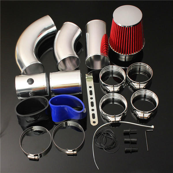 3 Inch Universal Performance Cold Induction Air Filter Racing Injection Intake Kit