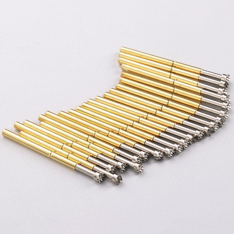 

P125-H Plum Probe Nine Tooth Test Needle Test Spring Thimble 100 Pcs/Pack Integrated Detection Probe Tool AccessoriesP