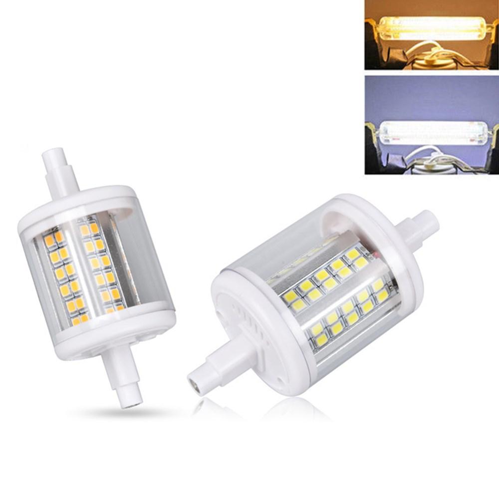 78MM Non-Dimmable 5W R7S 2835 36SMD Pure White Warm White LED Light Bulb for Floodlight AC85-265V