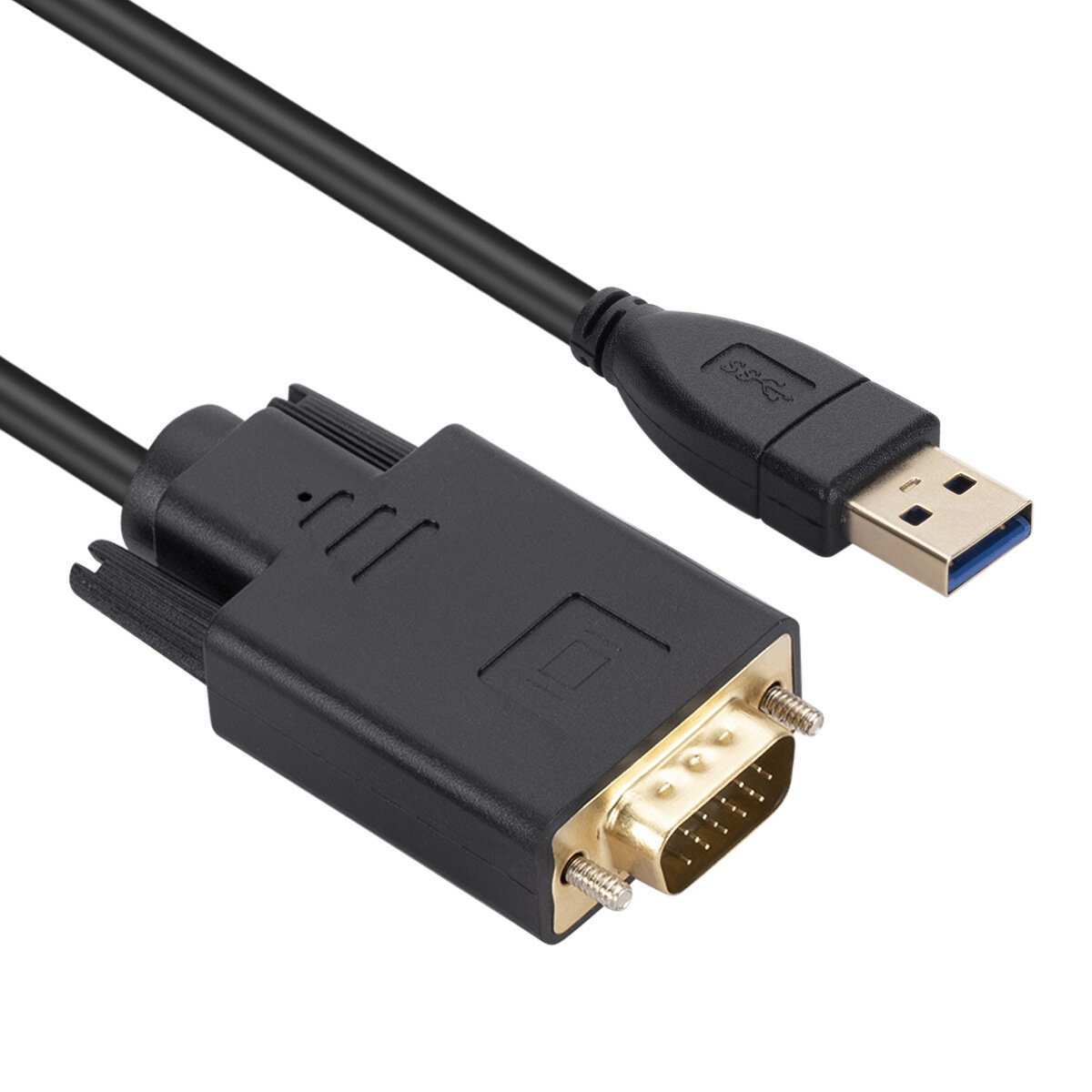 MnnWuu WT04 1.8m Adapter Kabel USB3.0 naar VGA Video Converter Kabel Projector Transfer Kabel Comput