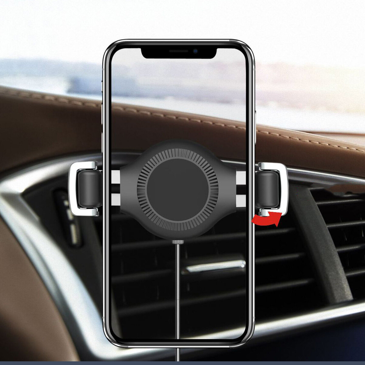 

Bakeey 10W / 7.5W / 5W Wireless Car Charger QI Fast Charging For iPhone XS 11Pro Huawei P30 P40 Pro MI10 Note 9S