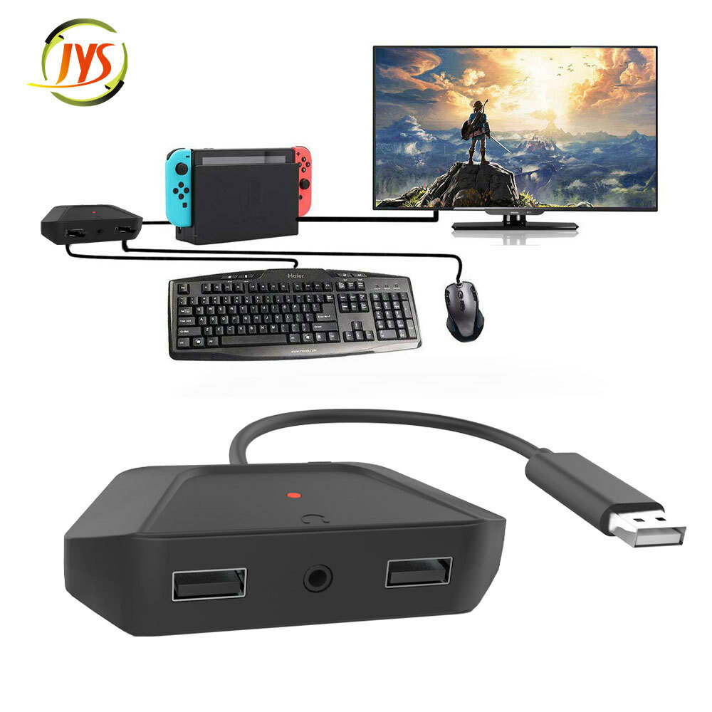 

JYS-NS200 Keyboard Mouse Converter for Nintendo Switch for Xbox One X S for PS4 PS3 Gamepad Keyboard Mouse Controller Ad