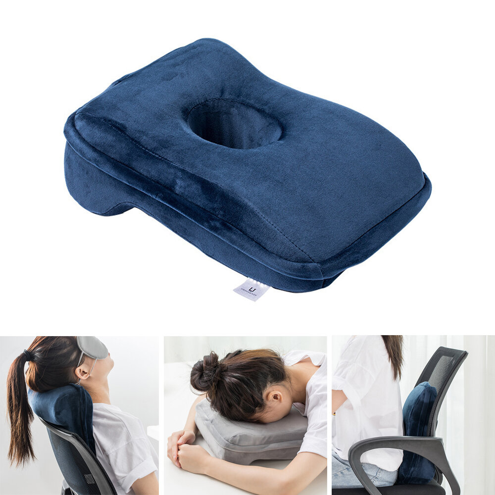 [From ] Jordan&Judy Arm Pillow Slow Rebound Memory Foam Sleeping Pillow Neck Support Travel Pillow for Side Sleeping Office Airplane Rest