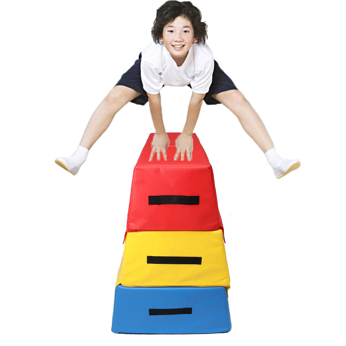 35.4x23.6x35.4inch mousse PVC Soft Boîte de saut Plyo Outils d'exercice pour le corps Santé Fitness Boîte de saut
