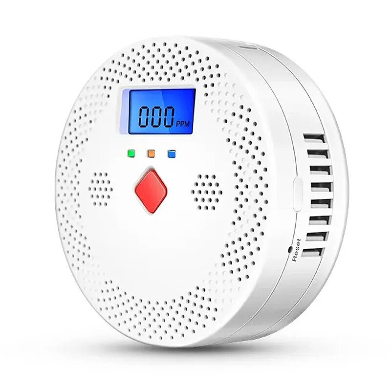 

Tuya WiFi Smart Carbon Monoxide Detector Alarm 85dB Sound Warning LCD Digital Display Home Indoor CO Poisoning Siren