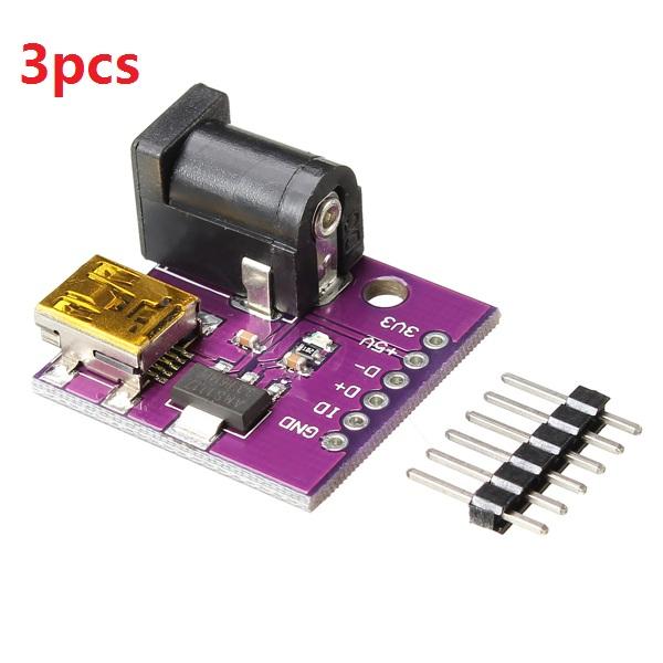 3pcs 5V Mini USB Power Connector DC Power Socket Board