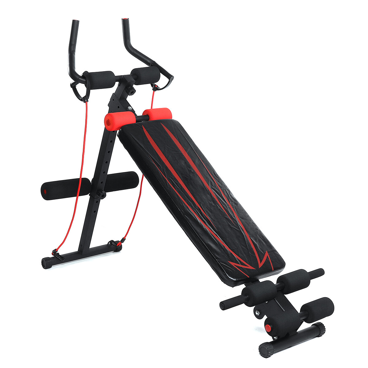 Abdominal Muscle Training Device Roller Coasters Vertical Waist Beauty Machine Home Gym Supine Abdomen Sit-up Benches