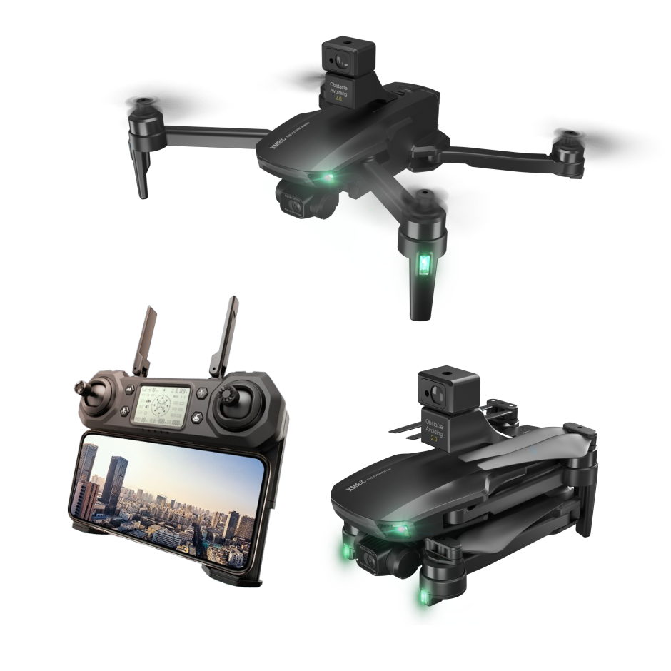 

XMR/C M9 PRO GPS 5G WiFi 4KM FPV with 4K HD ESC Camera 3-Axis EIS Gimbal Obstacle Avoidance Brushless Foldable RC Drone