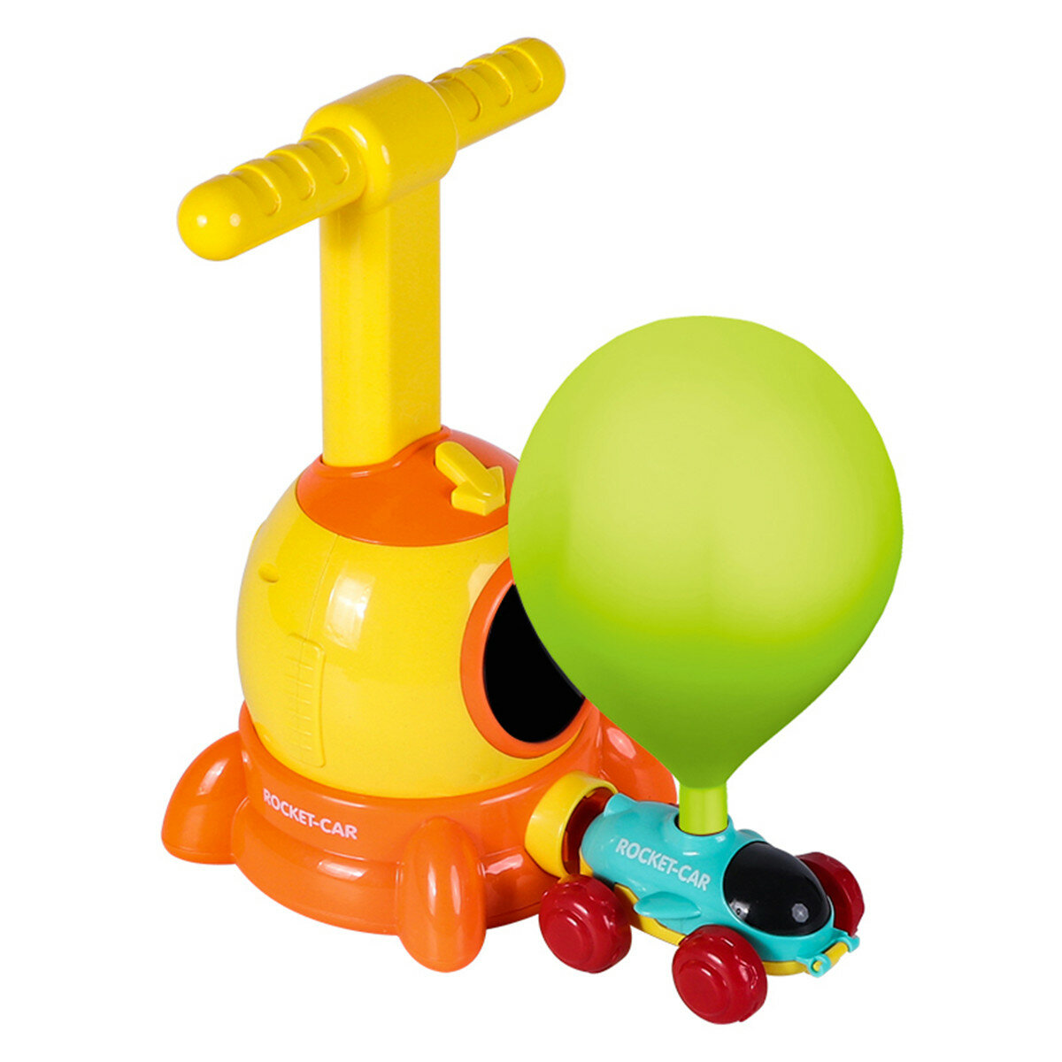 Inertial Power Balloon Car Intellectual Development Learning Education Science Experiment Toy for Ki