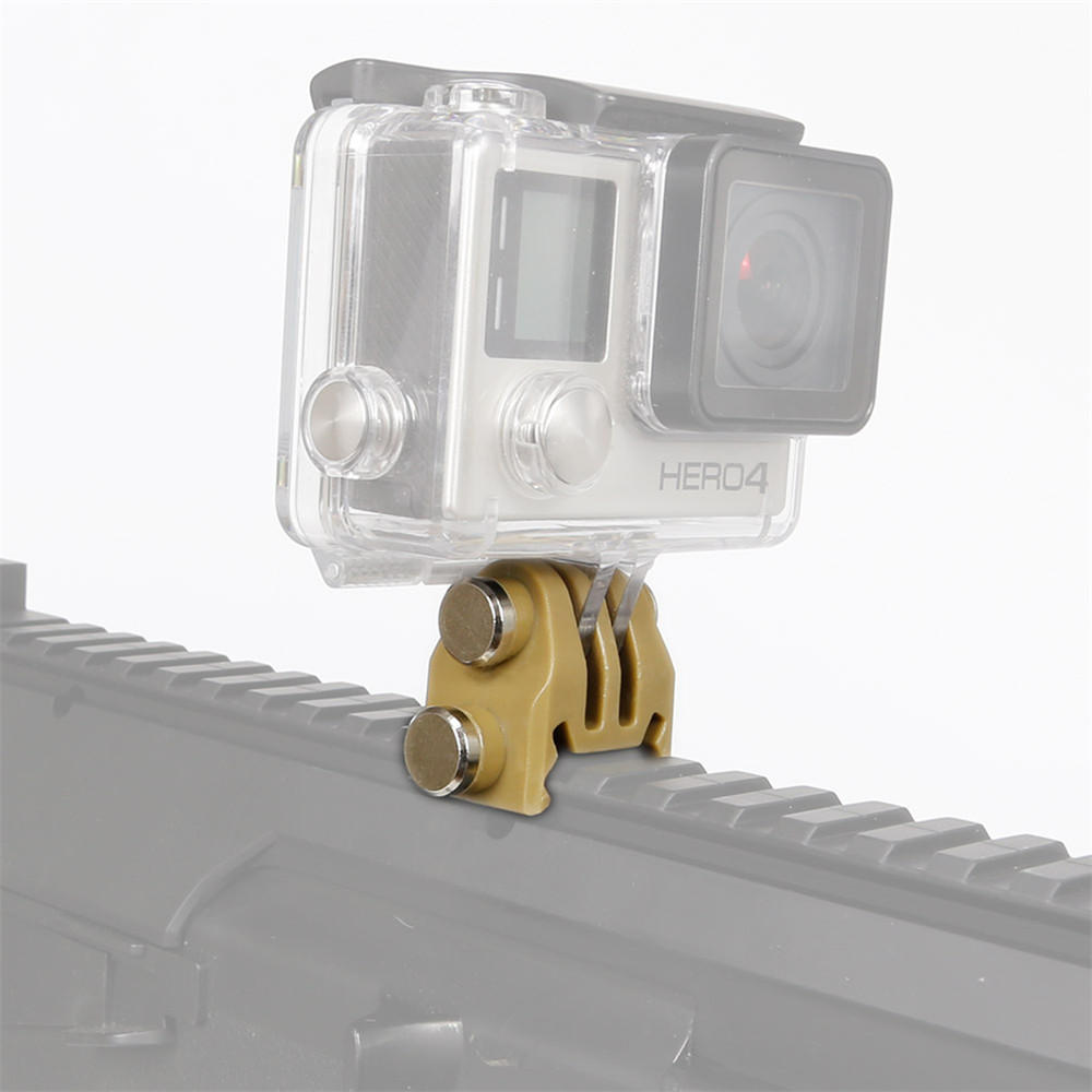 20mm Tactical Mount Sport Camera Adapter Kit voor GoPro SJCAM Action Cameras Jachtcamerahouder