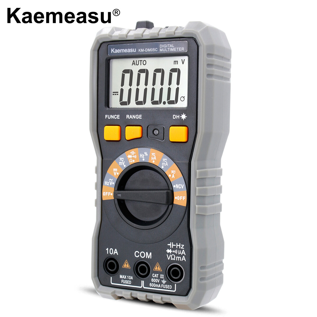 

Kaemeasu KM-DM05C Pocket Miniature Digital Multimeter High Precision Automatic Range AC/DC Voltage Current Resistance Ca