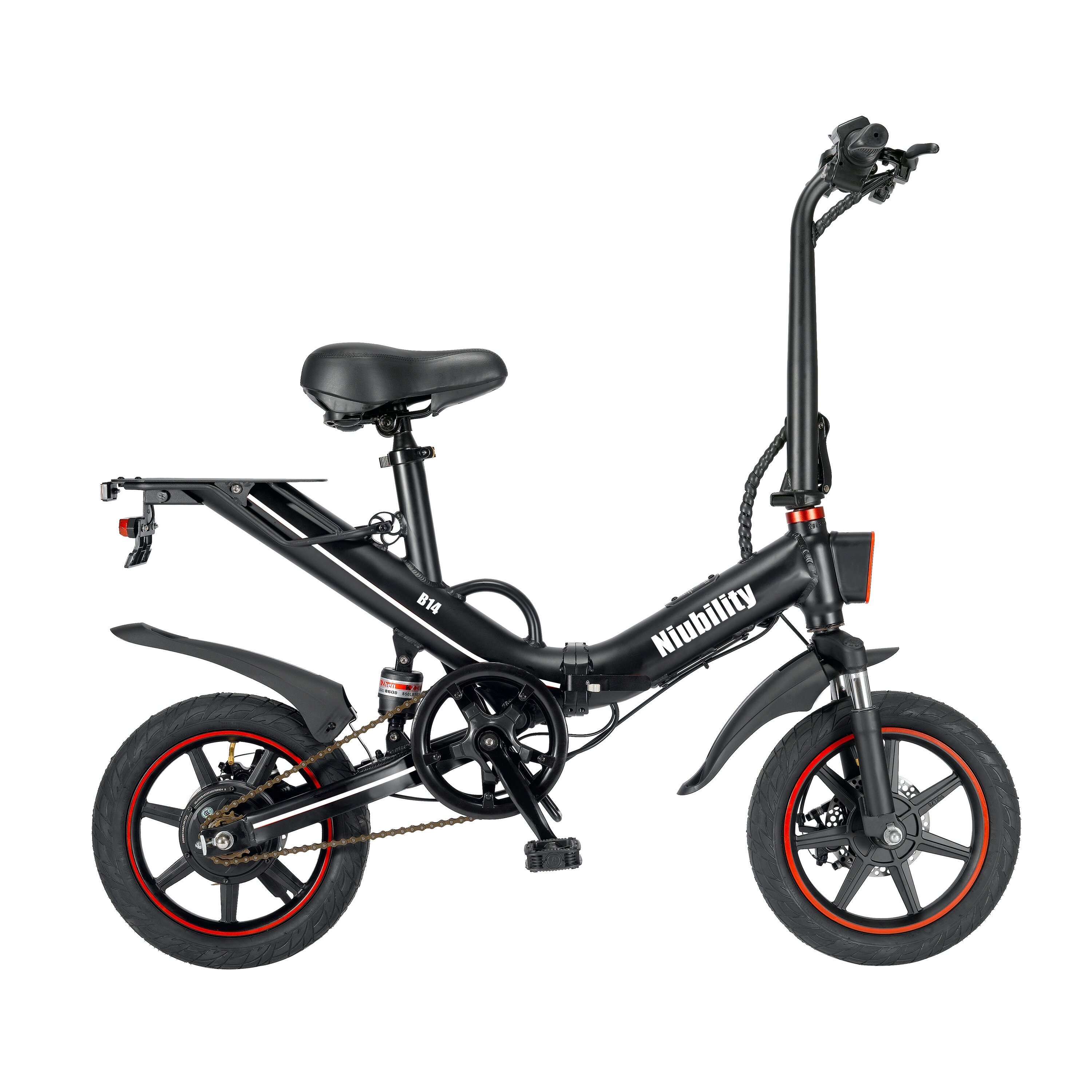 [EU Direct] Niubility B14 15Ah 48V 400W 14 Inches Folding Moped Bicycle 25km/h Top Speed 100KM Mileage Range Electric Bike Ebike