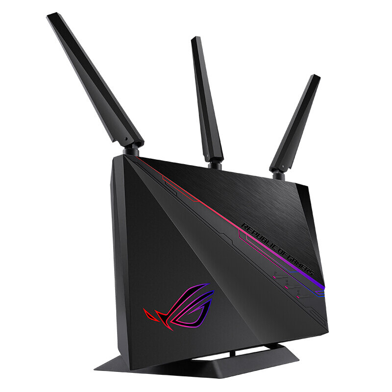 

ASUS ROG AC2900 WiFi Gaming Router Triple Level Game Acceleration MU-MIMO 2900Mbps Dual Band AURU Lighting