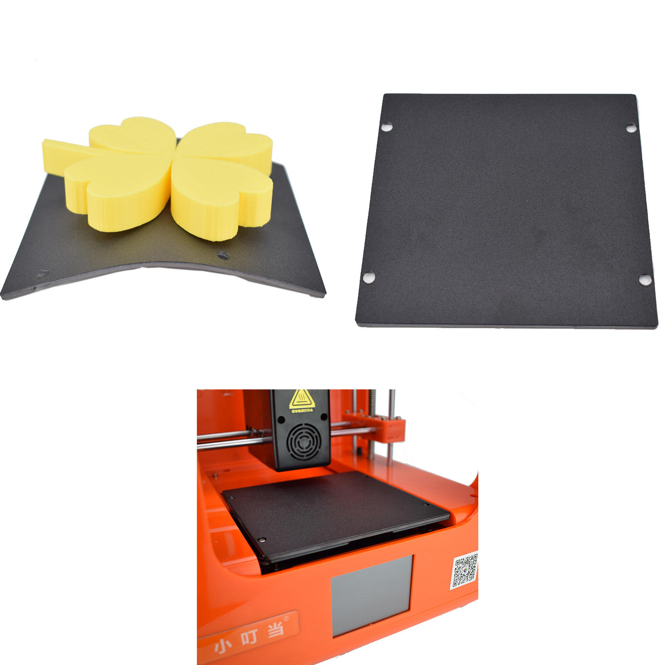 Easythreed® 12.8*11.8cm Detachable Flexible Magnetic Absorption Printing Platform for NANO&Mickey 3D Printer