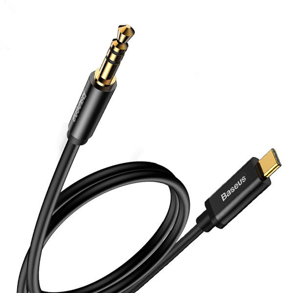 Baseus Type-C naar 3,5 mm AUX Audio Converter Kabel 1,2 m Voor OnePlus 5 S8 6 Mi A1 Mix 2