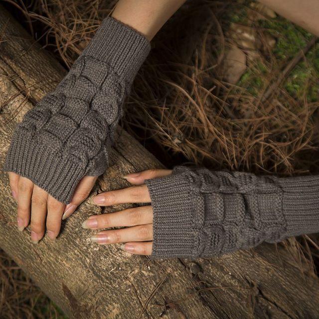 Warm Knit Fingerless Gloves