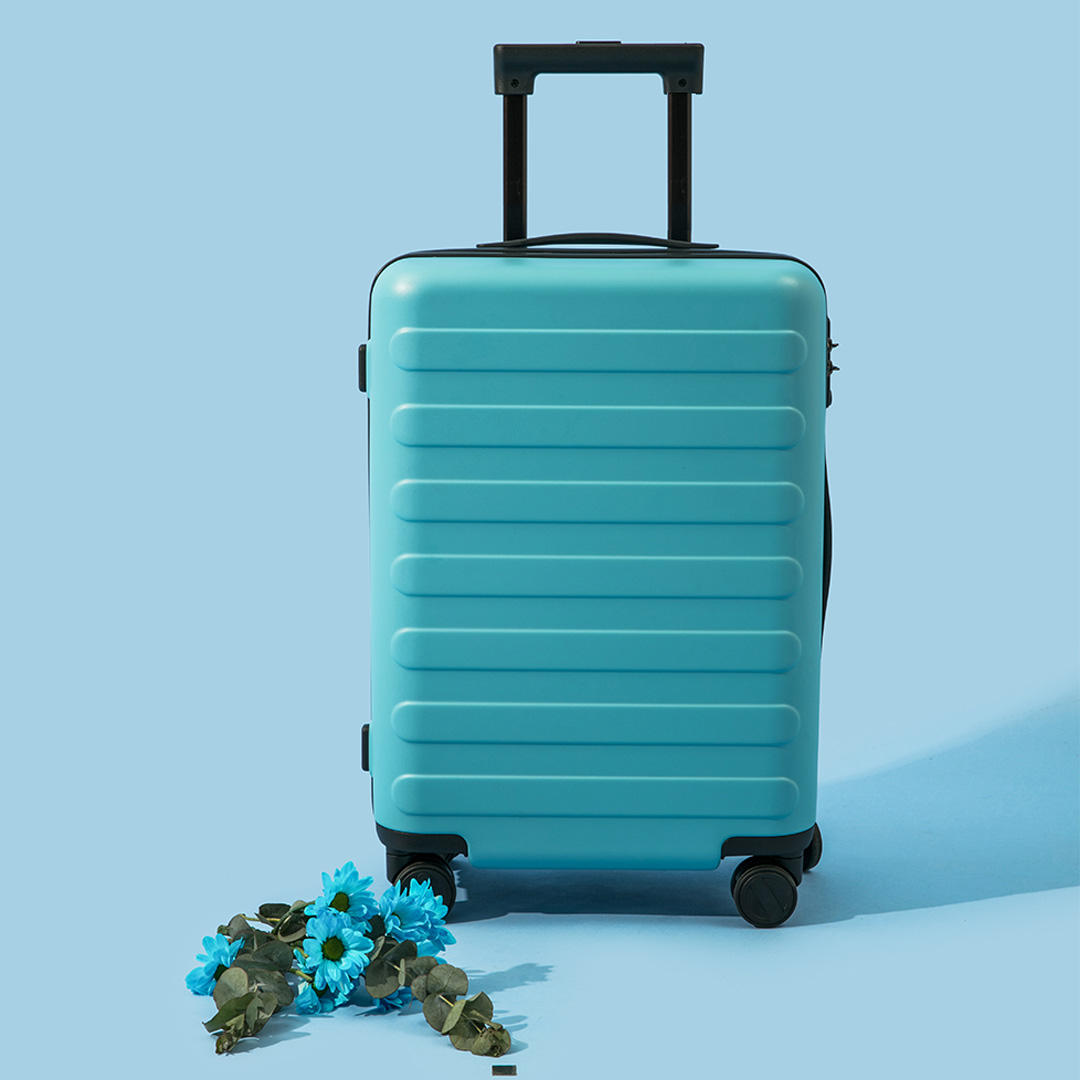 90FUN 20 pouces valise 33L Double TSA Lock Spinner Wheel Carry On bagages Case Voyage en plein air de 