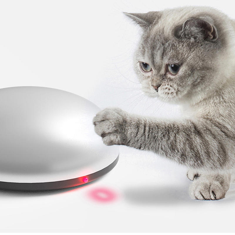 2-in-1 Katze Laserspielzeug Haustier Kehrreiniger Roboter Interaktives Haustierspielzeug Haushaltsreiniger Automatischer