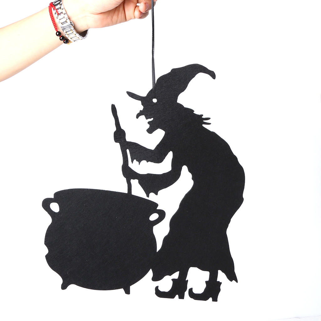 JM01486 Halloween Hanging Door Decoration Practical Party GiftNonwoven Fabric Holiday Home Supplies Witches Decoration