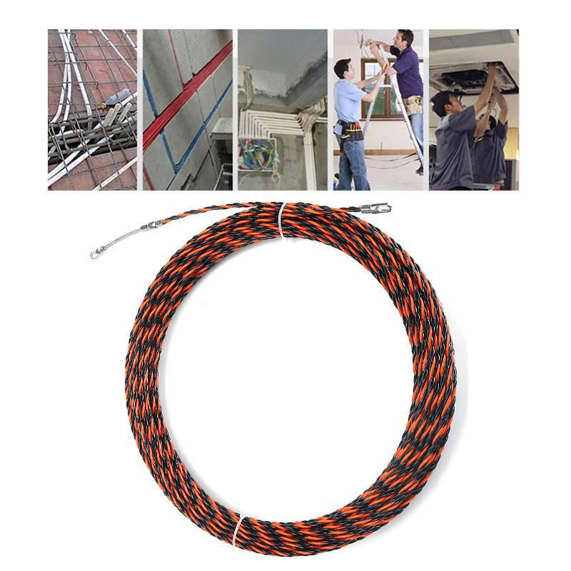 5-50 m Elektrische spiraalkabel Push Puller Conduit Snake Kabel Rodder Visband Draadgeleider
