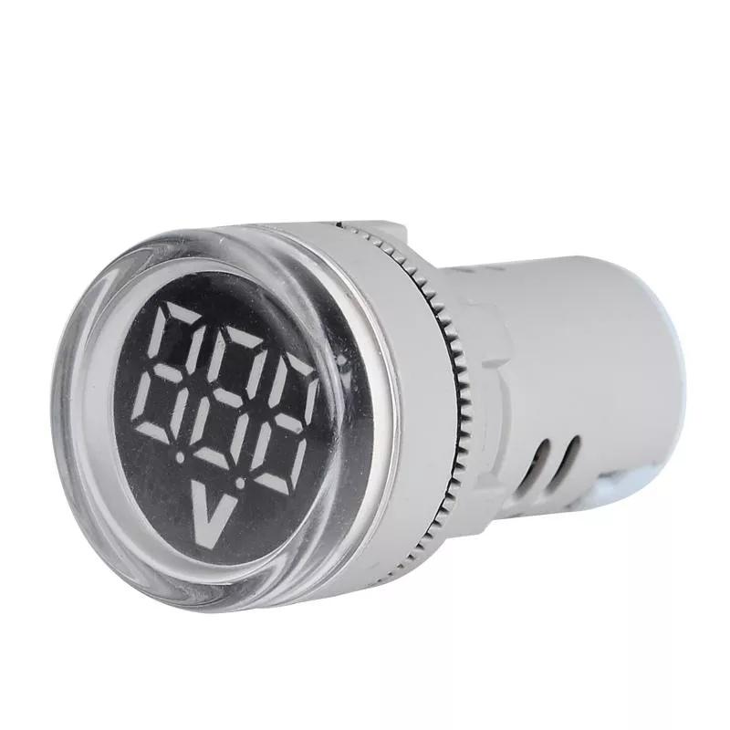 

3Pcs AC20-500V LED Large Display Voltage Meter Digital Gauge Volt Indicator Signal Lamp Voltmeter Lights Tester-White