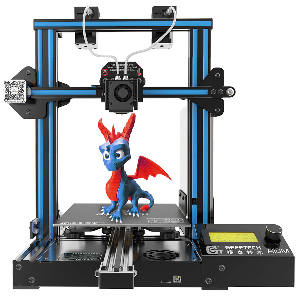 

Geeetech® A10M Mix-color Prusa I3 3D Printer 220*220*260mm Printing Size