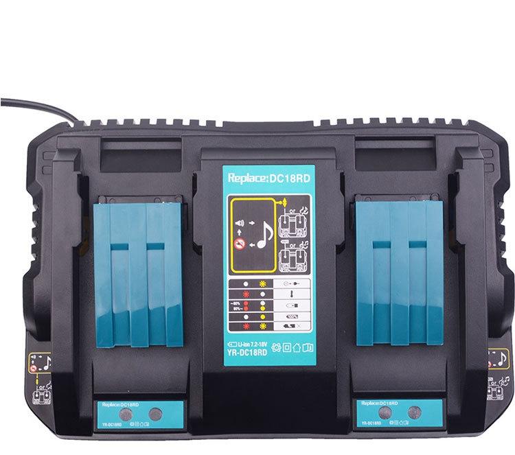 Smart Dual Pulse DC18RD 18-14V Battery Charger For Makita USB Charger Fast Rapid Dual Twin Port