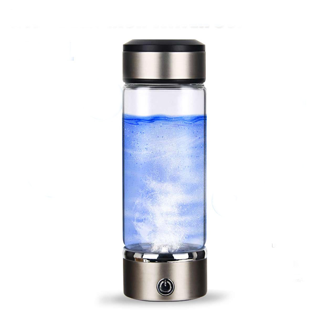 IPRee? 420ml Titanium Hydrogen-Rich Water Bottle USB Ionizer Antioxidants Maker Drining Cup
