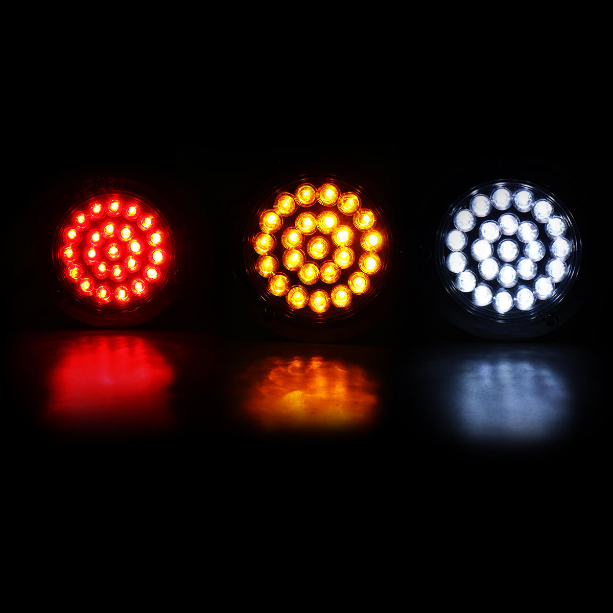 24 LEDs Auto Indicator Stop Remlicht Achterlicht Achteruitrijlicht Voor Auto Vrachtwagen Trailer Boo
