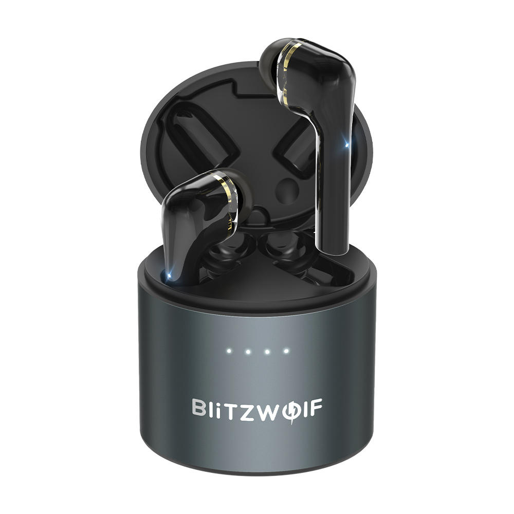 BlitzWolf®BW-FYE8TWSbluetooth5.0イヤホンQCC3020グラフェンデュアルダイナミックドライバータッチコントロールハンズフリーヘッドフォン