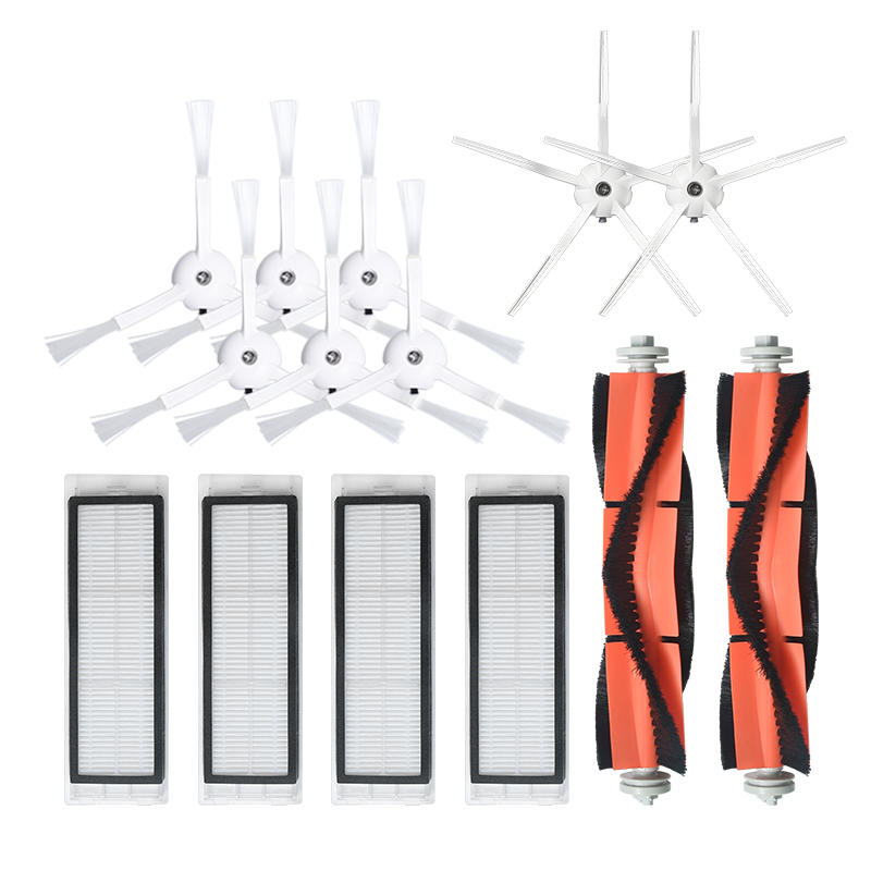 

14pcs Replacements for XIAOMI Roborock S6 S5 E35 E2 Vacuum Cleaner Parts Accessories 2*5 Arm Side Brushes 6*3 Arm Side B