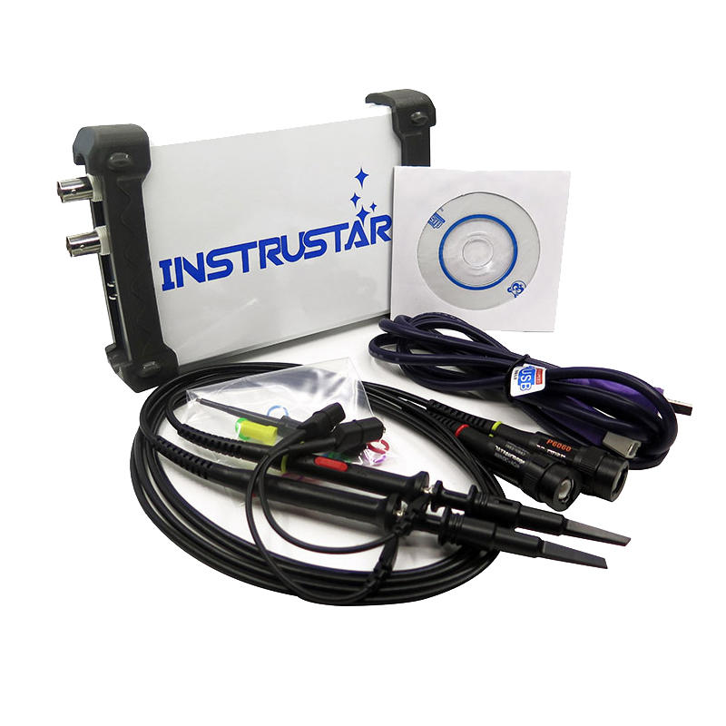 

ISDS210A Портативный цифровой USB Осциллограф на базе ПК, 2 канала, 40 МБ / с, FFT-анализатор