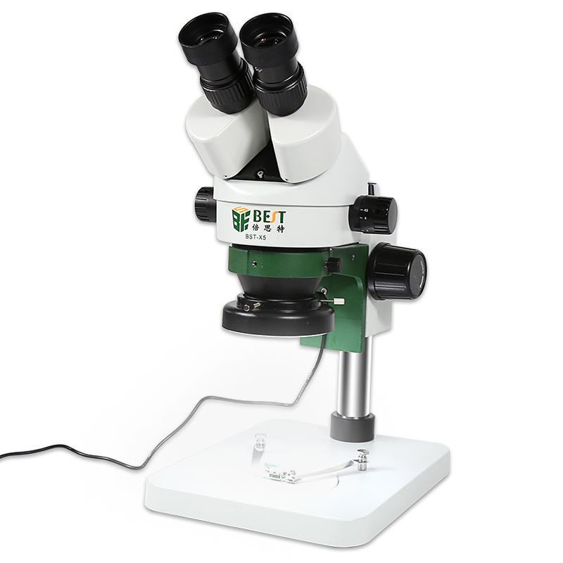 

BST-X5 Binocular Stereo Microscope 7-45X Continuous Zoom Professional Mobile Phone Repair Circuit Board Microscope with