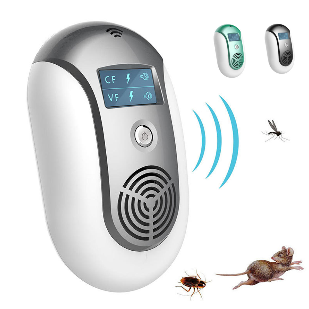NE_ Home Ultrasonic Pest Reject Electronic Rat Mice Repeller Mosquito Insect Kil 
