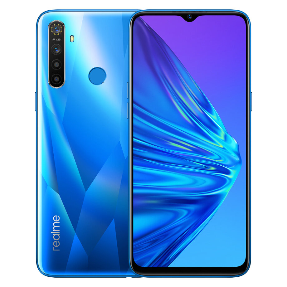 Realme R5 Global Version 6.5 Inch HD+ Android 9.0 5000mAh 12MP AI Quad Cameras 3GB RAM 64GB ROM Snapdragon 665 Octa Core 2.0GHz 4G Smartphone Smartphones from Mobile Phones & Accessories on banggood.com