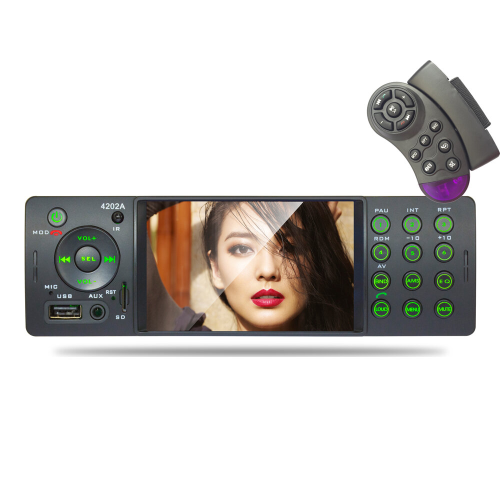 4.1 Inch 1Din Auto MP5-speler Digitale stereo MP3 FM-radio voor WINCE Bluetooth Handsfree ondersteun