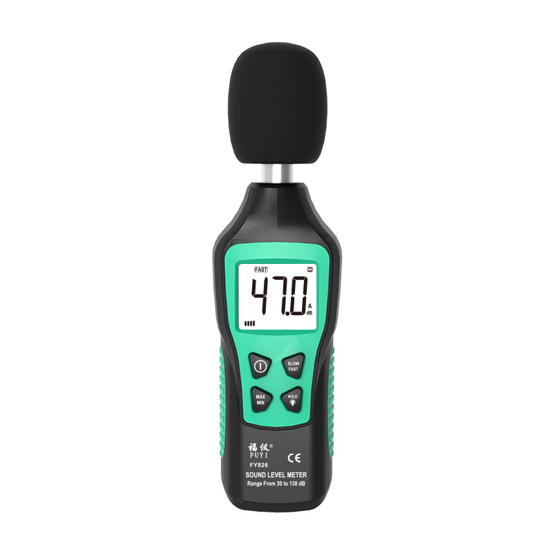 

Digital Sound Level Meter 30-130dB Noise Volume Meetinstrument Decibel Monitoring Tester Snel/Langzaam Twee Mode Sound M