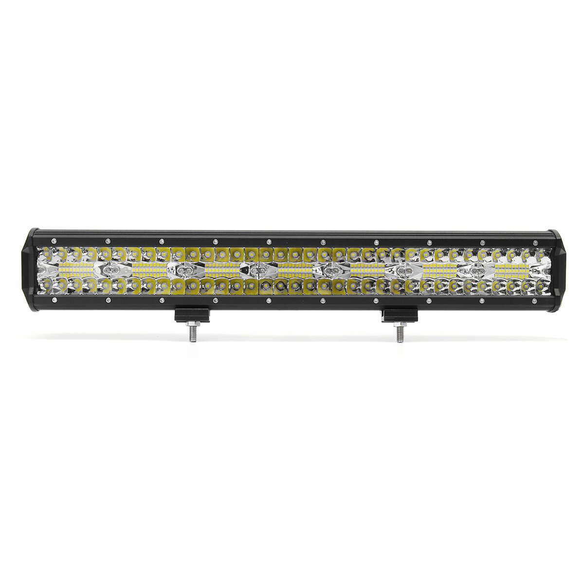 20 Inch 420 W Tri Rij LED Werk Lichtbalken Combo Beam IP68 Waterdicht Wit voor 0-30 V Off Road SUV T